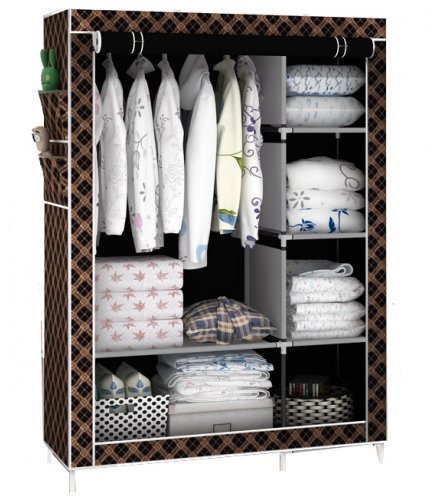 HD218 -  Fabric Collapsible Fold-able Clothes Wardrobe